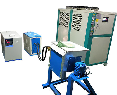 Καλή τιμή Επαγωγικός Κλίβανος Χρυσού Μέσης Συχνότητας 10kgs σε απευθείας σύνδεση