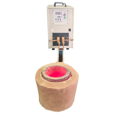 Υψηλής απόδοσης IGBT μηχανή τήξης επαγωγής με 30KG φούρνο MF-60KW