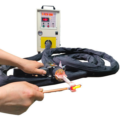 Χειροκίνητη μηχανή συγκόλλησης με επαγωγή IGBT για συγκόλληση συνδετήρων γωνίας / συνδετήρων συνδετήρων