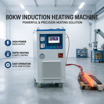 Καλή τιμή 80KW Induction Heating Machine with Water Cooling System and 20KHZ-50KHZ Frequency for Bearing Gear Coupling Ring Parts online
